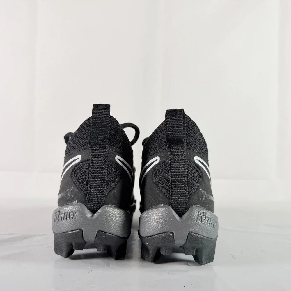 Nike Alpha Menace 3 Shark BG Football Cleats Black Grey Size‎ 10C CV0581-010